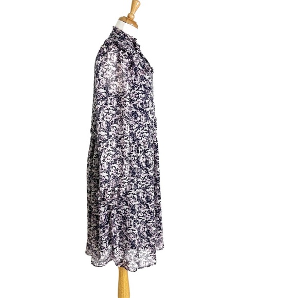 Saint Tropez PresleySZ Long Sleeve Midi Dress Mulberry Purple Size S - Picture 11 of 14